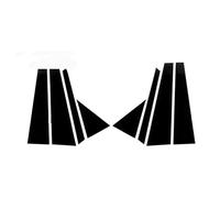 PGQSQVTXF per Hyundai per Tucson 2016-2021 8 Pezzi di Montanti per Auto Adesivi per Modanature per Porte E Finestre Neri Lucidi(Blacck)