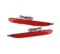 PGQSQVTXF per Mazda 6 2003-2008 per Mazda 6 Atenza Sport Mazdaspeed 1 Coppia di Riflettori A LED per Paraurti Posteriore con Lente Rossa/fumé E Luci di Stop Fari Posteriori Auto(2pcs Red Lens)