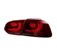 PGQSQVTXF per VW per Golf 6 Mk6 R20 2008-2013 Coppia Fanali Posteriori per Auto Luce Segnalazione Lampeggiante A Flusso d'Acqua Fanale Posteriore Fari Posteriori Auto(2 Side Red And Smoke)