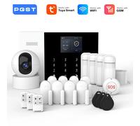 PGST residenziale Tuya Smart Gsm Wifi Sistema di allarme per la casa Allarme di sicurezza wireless Casa Smart Life App Controllo funziona con ALexa