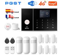 PGST TUYA Sistema di allarme domestico Smart Life APP Funziona Alexa Google WIFI 4G Sicurezza sicura wireless per la casa 433 MHz