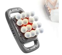 Pgtc Pistola Massaggiatrice 16 Teste per Tessuti Profondi,Massaggiatore Muscolare Elettrico Silenzioso 30 Velocità,Massaggiatore Portatile per Schiena e Dolori,Pistola a Percussione per Muscoli