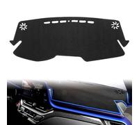 PGTOPONE Custom Fit Dashboard Black Center Console Cover Dash Mat Protector Sunshield Cover Pad Carpet for 2017-2022 Toyota CHR CH-R (Black)