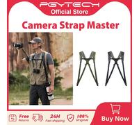 PGYTECH Camera Strap Master, doppia imbracatura in pelle per 3 fotocamere, imbracatura per fotocamera regolabile per fotografo professionale