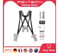 PGYTECH Camera Strap Master, doppia imbracatura in pelle per 3 fotocamere, imbracatura per fotocamera regolabile