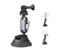 PGYTECH CapLock Supporto a Ventosa per Action Cam da Auto per DJI OSMO 360/Action 5 Pro/4/3/Pocket 3, per Gopro Hero 13/12/11, Auto Staffa per Insta360 Ace Pro 2/X5/X4/ONE RS con filettatura 1/4"-20