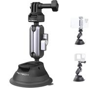 PGYTECH CapLock Supporto a Ventosa, Staffa Auto per Action Camera | Staffa da Finestrino Panoramica 360°con Adattatore 1/4, per GoPro/DJI Osmo/Pocket/Insta360 Vlog, Sistema di Rilascio Rapido