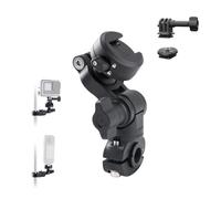 PGYTECH CapLock Supporto per specchietto retrovisore, in lega di alluminio per Insta360, testa sferica a 360° con vite da 1/4" per GoPro, per DJI Osmo Pocket/Action, per AKASO e altri accessori per