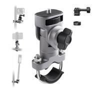 PGYTECH CapLock U-Bolt Montare Staffa in Lega di Alluminio per Insta360 Ace Pro 2/X5/X4, 2 Blocco Cuscino Montaggio Moto Bici con 1/4" Filettatura per Gopro, per DJI Osmo 360/Action/Pocket Accessori