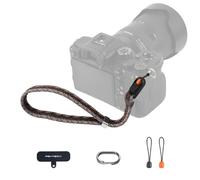 PGYTECH Cinturino da polso sottile per fotocamera, regolabile, a sgancio rapido, compatibile con fotocamere istantanee compatte mirrorless, cinghia da polso per fotocamera per smartphone Sony/Canon