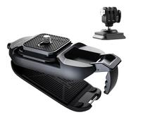 PGYTECH Clip per fotocamera con piastra per fotocamera e sAction Camera Sistema di sgancio rapido per Sony, Nikon, Fuji, DSLR Action Camera Zaino Supporto per cinghia (per Action Camera & Camera)