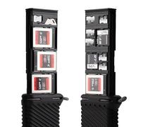 PGYTECH CreateMate Custodia per Schede di Memoria, 18 Slot Personalizzabili per SD/CF/XQD/SIM, IP54 Resistente ad Acqua/Polvere, Alluminio+Silicone con Moschettone per Fotografi