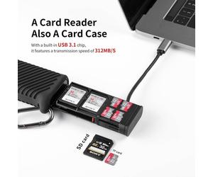 PGYTECH GM-163 CreateMate High-Speed Card Reader Case