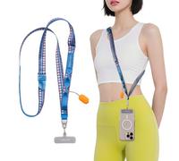 PGYTECH LinkGo Cinturino per Fotografia Telefonica, Tracolla Regolabile in Nylon, per iPhone, Android e la Maggior Parte degli Smartphone, Versione in Fettuccia, Boemo