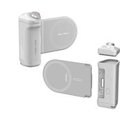 PGYTECH MagCam Phone Grip Kit, impugnatura per cellulare 3 in 1 con ricarica wireless MagSafe/telecomando Bluetooth staccabile, supporto per telefono, grigio nebbia