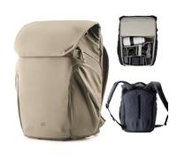 PGYTECH OneGo 2 Zaino Fotografico 20L con Vano Laptop/iPad Zaino Impermeabile per Fotografia Urbana e Viaggi, Compatibile con Sony/Canon/Nikon/DSLR/Fotocamere Mirrorless, Cachi sabbia