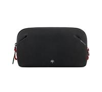 PGYTECH Tech Organizer Lite, Custodia Viaggio Accessori Elettronici, Nero | Design Leggero, Tasca AirTag, Cerniera YKK Antispruzzo, Passanti Elastici per Cavo Batteria Caricatore Scheda