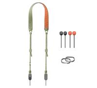 PGYTECH Tracolla per Fotocamera Air, Tracolla Regolabile per Fotocamere Mirrorless con Sgancio Rapido, Superficie Simil Pelle con Corde Intrecciate (Verde Erba)