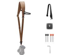 PGYTECH Tracolla per fotocamera Pro, a sgancio rapido, resistente, con tracolla ascellare rimovibile, imbracatura per fotocamera professionale, imbottitura ergonomica in pelle per fotocamere DSLR