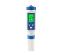 PH EC TDS TEMP Misuratore di salinità Tester digitale della qualità dell'acqua potabile Monitor online intelligente Controllo APP for piscina dell'acquario(PH EC TDS SALT Temp)