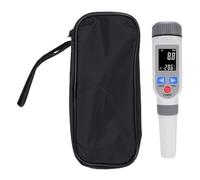 Ph Meter 0,05 Precisione Penna per test della temperatura portatile Schermo LCD a colori negativo Rosso bianco per test di qualità Ricerca Acquacoltura