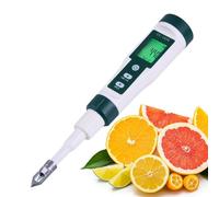 pH-metro Cibo, tester di pH digitale di Alta precisione, tester di pH Alimentare, Monitor di pH Portatile per acqua, Conserve Lievito, Il, Campioni Solidi e Froma
