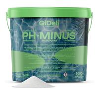 pH Minus Light granulato 3 kg in secchio riduce il pH in piscina, idromassaggio per acqua cristallina, ideale per tutti i tipi di piscine, dosaggio semplice pH 3000 g