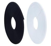 PH PandaHall 100m Stecca in Poliestere per Cucito Stecche Rotolo Corsetto, 2 Rotoli 6mm Corsetto Stecche Resta per Abiti da Sposa Creazione di Abiti Festa di Nozze, Nero Bianco