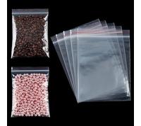 PH PandaHall 100pz Bustine in Plastica Trasparente Sacchetti Sigillati a Pressione, 17x12cm Buste Plastica Richiudibili Zip Applicano a Cucina, Ufficio, Semi di Gioielli e Piccoli Accessori