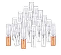 PH PandaHall 100pz Mini Flaconi Spray 3ml Flacone di Profumo in Vetro Trasparente, Portatile Mini Bottiglia Contenitori Vuoti per l'uso Wuotidiano e i Viaggi