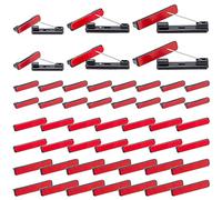 PH PandaHall 150 Pz Spille Da Balia Autoadesive 3 Misure - Spille Adesive Nere per Targhette e Nastri Identificativi