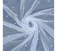PH PandaHall 2 pz Tessuto di Tulle di Perle 2×1.6 m Runner Da Tavolo Bianco Perla Velo Da Sposa Tovaglia In Tulle per Decorazioni Da Tavolo per Fidanzamento, Compleanno, Matrimonio