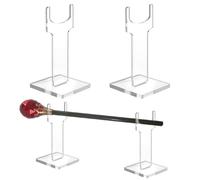 PH PandaHall 2 Set Espositore Acrilico Trasparente Porta per Gioielli In Acrilico Espositore per Spade Trasparente per Bacchette Gioielli Da Collezione Tavolo per La Casa Negozio Mostre, 8x8x15.2cm