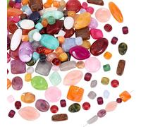PH PandaHall 200g Perle Acriliche Opache Perline Colorate Sciolte, Perline Acriliche di Pietre Preziose Finte per Orecchini Fai Da Te Braccialetti Cordini per Telefono Collane