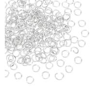 PH PandaHall 220pz 925 Anelli di Salto In Argento Sterling 4mm Anelli di Salto Aperti Chiusura A Cerchio Anelli di Collegamento Anelli di Salto Rotondi Aperti Anelli di Blocco Salto Mini Anelli