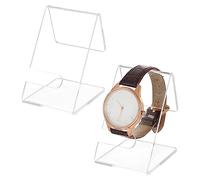 PH PandaHall 2pz Espositore per Orologio da Polso in Acrilico Trasparente, Supporto Orologio Porta Orologio Singolo per Casa Negozio Vetrina Espositore, 5x4.5x6.4 cm
