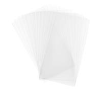 PH PandaHall 300pz Sacchetti di Plastica Trasparente Piatto Lungo Sacchetti di Regalo di Caramelle Aperti con Apertura Superiore per Sacchetti di Bomboniere di Piccole Arti, 15x8cm