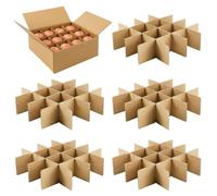 PH PandaHall 36pz 4x4 Divisori di Cartone per Scatole Fogli Separatori Rettangolari, 8x33.5cm Scatola di Fogli Divisori per Spedizione Stoccaggio Trasloco e Protezione