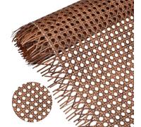 PH PandaHall 3mx40cm Rotolo di Rattan in Plastica Tessuto di Rattan Marrone | Cinghia di Canna per Intreccio di Cesti, Riparazione di Mobili, Forniture per Cesteria e Progetti Fai Da Te, Spessore 1.5mm