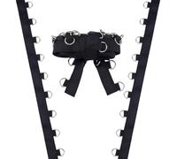 PH PandaHall 4 Iarde Lacci per Corsetto Nero Cerniera di Ricambio per Matrimonio Corsetto con Lacci Nastro e Anello a D Regolabile per Abito Da Sposa Artigianali Fai Da Te