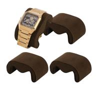 PH PandaHall 4pz Cuscino per Orologi da Polso Cuscini per Braccialetti in Velluto, Marrone Cuscini in Velluto a Forma di M per Espositore di Orologi, 7.35x4.75x3.55cm