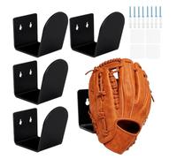 PH PandaHall 4pz Supporto da Parete per Guanti da Baseball, Appendimitt Acrilico per Guanti da Softball per Organizzazione Attrezzatura Sportiva Decorazione Parete Camera da Letto Tana dell'Uomo