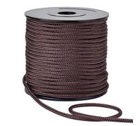 PH PandaHall 50m Corda Intrecciata in Nylon, Corda per Paracadute per Tende Marrone Da 3mm per Ganci Da Parete, Borse, Piastre Inferiori per Attività All'Aria Aperta In Campeggio Ed Escursionismo