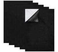 PH PandaHall 5pz Adesivi Suola Antiscivolo per Scarpe Finta Pelle Scamosciata 30x20cm Nero Supporto Antiscivolo Suola Protettiva per Scarpe Da Ballo con Tacco Alto Seggiolino Auto Divano Sedia
