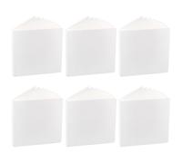 PH PandaHall 6pcs Blank Hardcover Book, 6.5x6.5 Inch White Hardcover Sketchbook 10 Sheets 20 Pages Hardcover Journal for Writing Stories Drawing Art Home Activities Creative Sketching Projects