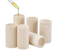 PH PandaHall 6pz Diffusore di Oli Essenziali in Legno Piccoli Diffusori di Fragranze in Legno, Diffusore di Aromaterapia Rotondo per Casa Camera da Letto Ufficio Bagno Sala Yoga, 44x24mm