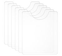 PH PandaHall 6pz Porta Brochure in Acrilico Trasparente 25.4x20.3cm Divisori per Brochure Scudo Protettivo Trasparente Porta Depliant per Ufficio Negozio di Marketing