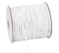 PH PandaHall 91m Fili di Cotone Cerato Bianco 2mm Cordoncino Cerato per Braccialetti, Cordoncino di Cera Spago per Creazione di Gioielli Collane Macramè Artigianato Fai Da Te