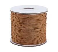 PH PandaHall 91m Filo di Nylon 1mm Filo per Bordatura Cordino per Cieca Corda per Braccialetto Cordino Parasole Corda Intrecciato per Braccialetti Annodare Cinesi, Cammello