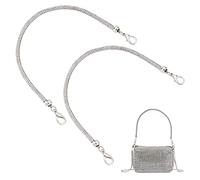 PH PandaHall Cinghie di Ricambio per Borsa, Cinturino per Borsa con Strass In Lega Da 34 cm con Chiusura A Moschettone Tracolla A Catena per Borsa Corta per Ascella Borsa A Tracolla Accessori